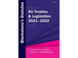 Blackstone s EU Treaties   Legislation OUD