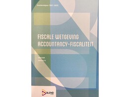 Fiscale wetgeving - Accountancy-Fiscaliteit BLEND