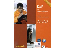 DaF im Unternehmen A1/A2 Kursbuch mit Audio-und Filme online  2de druk