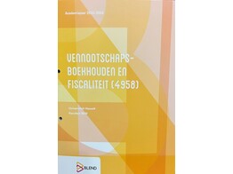 Vennootschapsboekhouden en fiscaliteit  4958  BLEND NIEUW